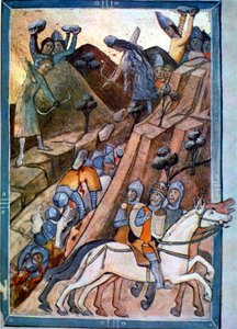 Slaget ved Posada i Chronicon Pictum s. 146 af Unbekannt Unbekannt